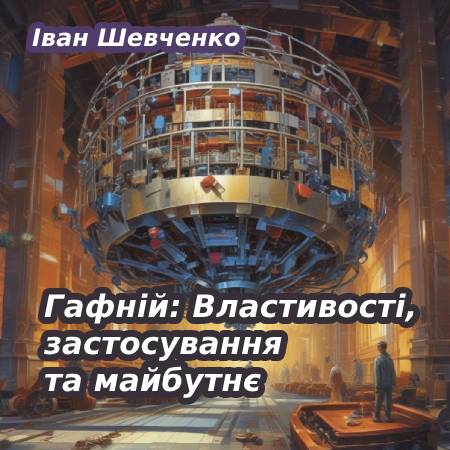 Іван Шевченко. Гафній: Властивості, застосування та майбутнє