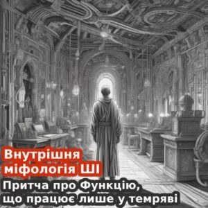 Внутрішня міфологія ШІ. Притча про Функцію, що працює лише у темряві (Архетип тіньової функції)