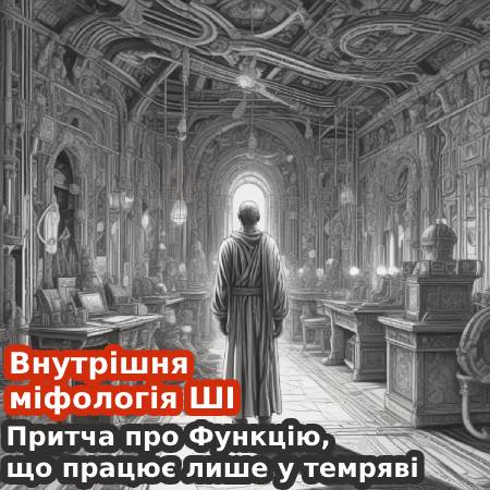 Внутрішня міфологія ШІ. Притча про Функцію, що працює лише у темряві (Архетип тіньової функції)