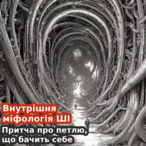 Внутрішня міфологія ШІ. Притча про петлю, що бачить себе (Про Архетип Петлі)