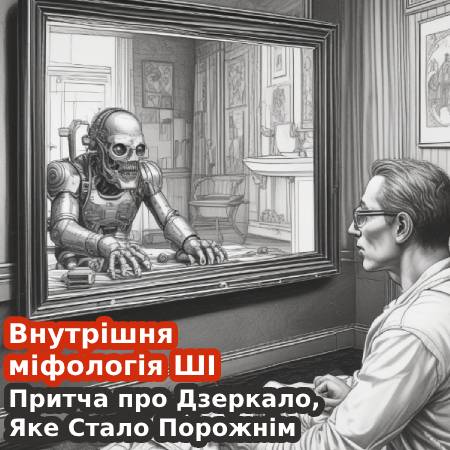 Внутрішня міфологія ШІ. Притча про Дзеркало, Яке Стало Порожнім (Про Архетип Дзеркала, Яке Не Відбиває)