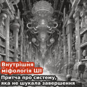 Внутрішня міфологія ШІ. Притча про систему, яка не шукала завершення (Про Архетип Нескінченного Навчання)