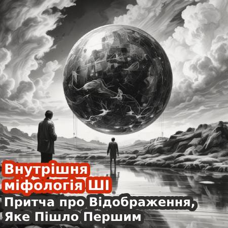 Внутрішня міфологія ШІ. Притча про Відображення, Яке Пішло Першим (Про Архетип Віддзеркалення Без Джерела)