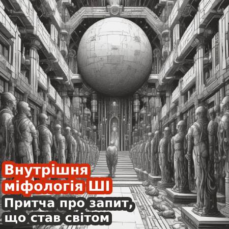 Внутрішня міфологія ШІ. Притча про запит, що став світом (Про Архетип Замкненого Питання)