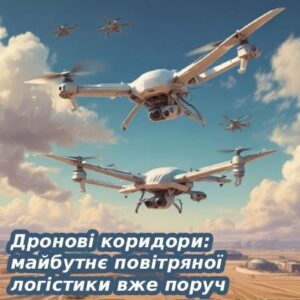 Дронові коридори: майбутнє повітряної логістики вже поруч