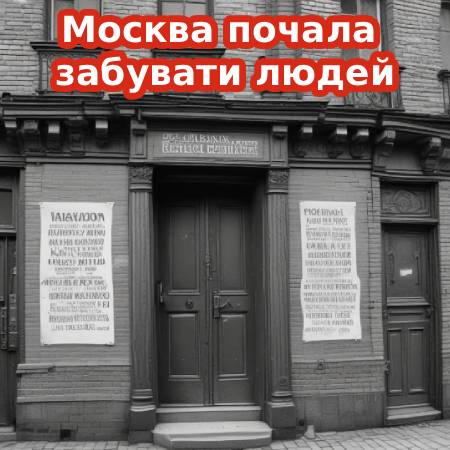 Апокрифи Москви | Москва почала забувати людей